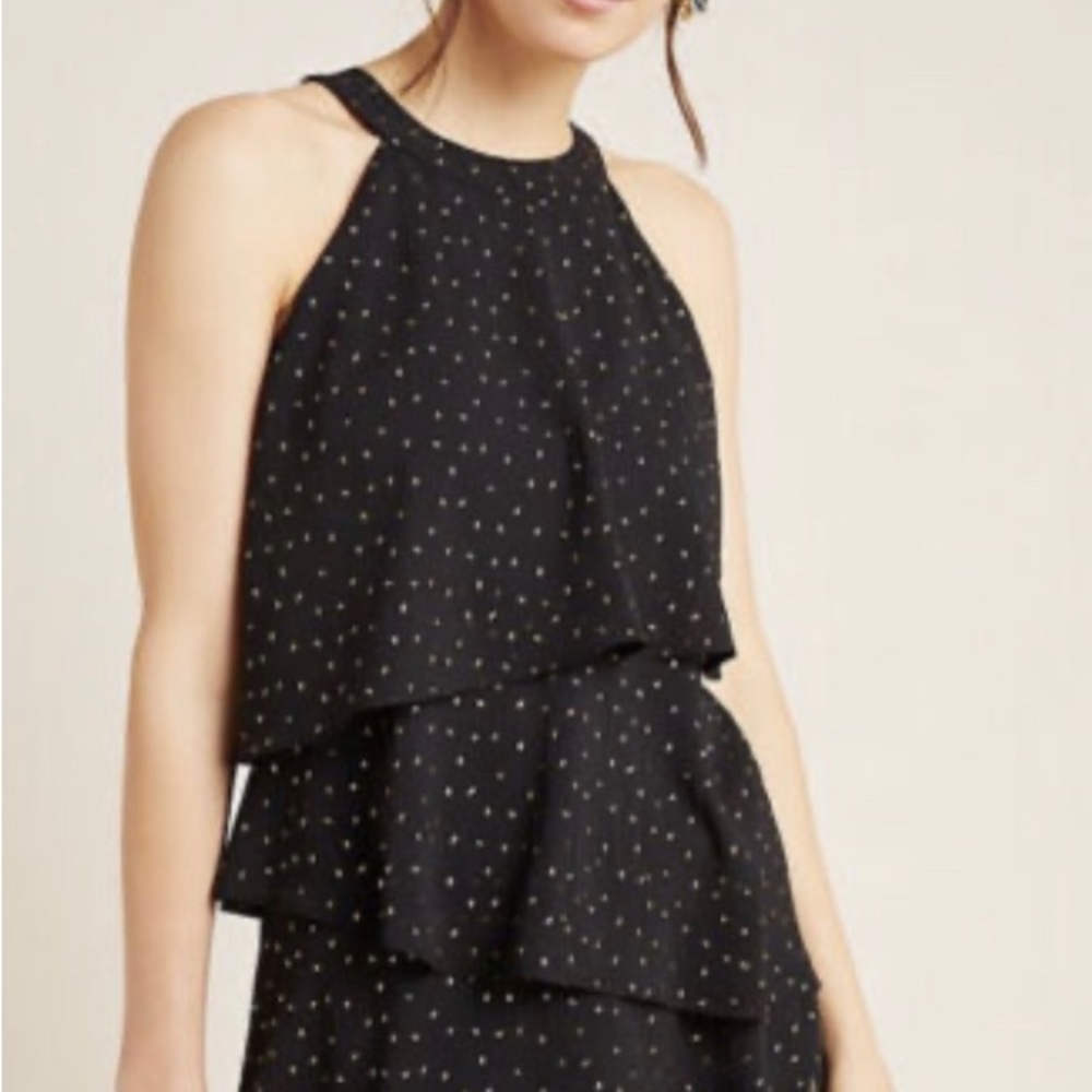 Anthropologie RO & DE Tallie Tiered Mini Dress Size XXS MSRP: $148